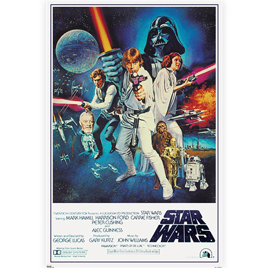 1977 スターウォーズ ドイツ版 ビンテージ ポスター 当時物 アンティーク 1977 スターウォーズ ドイツ版 ビンテージ ポスター 当時物