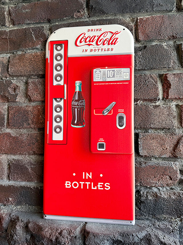 楽天市場】ペプシコーラ 自動販売機型 エンボスティンサイン