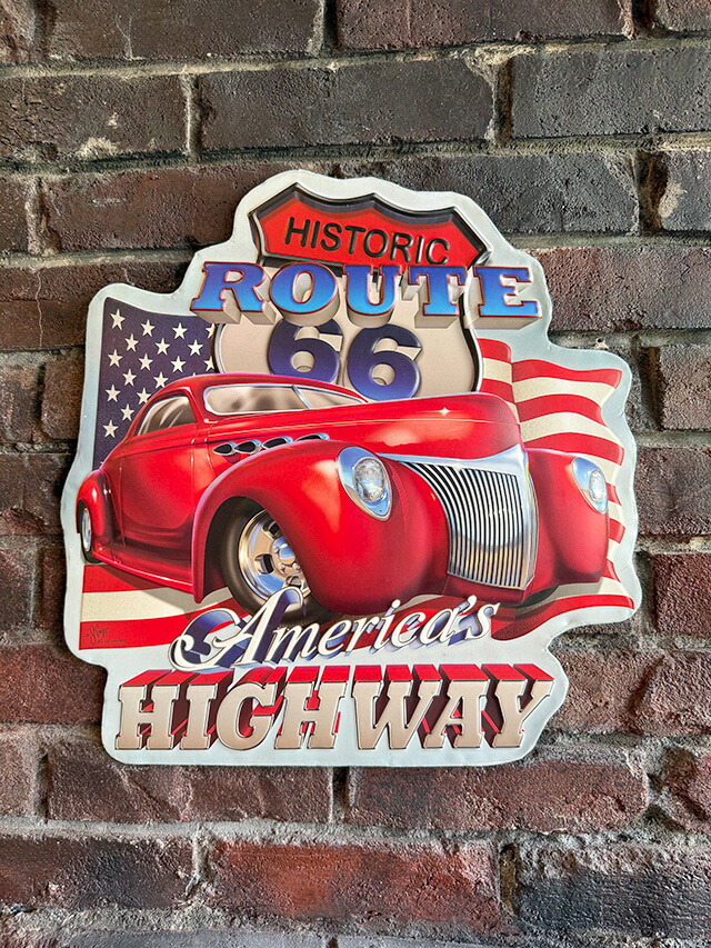 楽天市場】レトロダイナー エンボス ティンサイン ブリキ看板