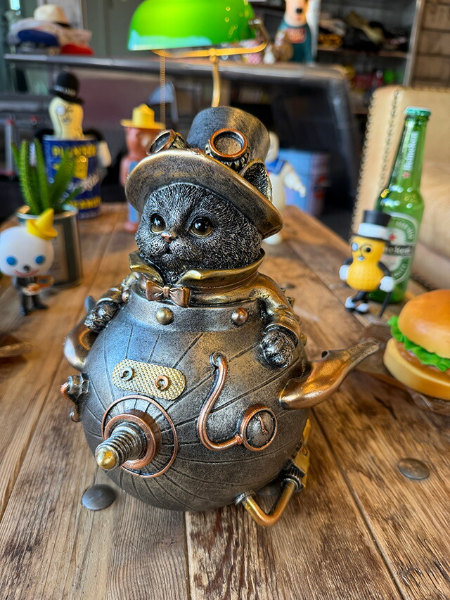 楽天市場】インテリア オブジェ スチームパンク 雑貨 おしゃれ 置物