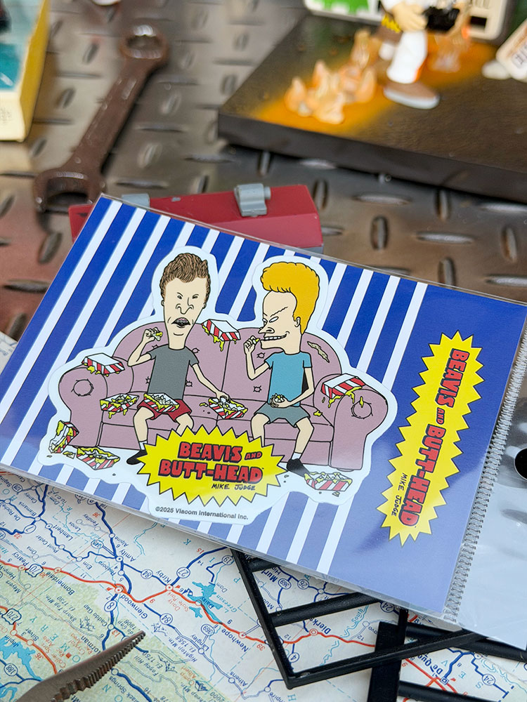 楽天市場】ビーバス・アンド・バットヘッド ステッカー アメリカン