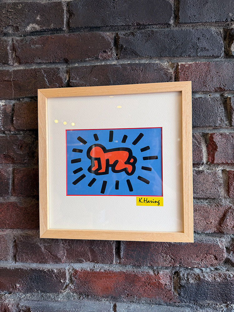 アートフレーム キース・ヘリング Keith Haring Untitled (be mine