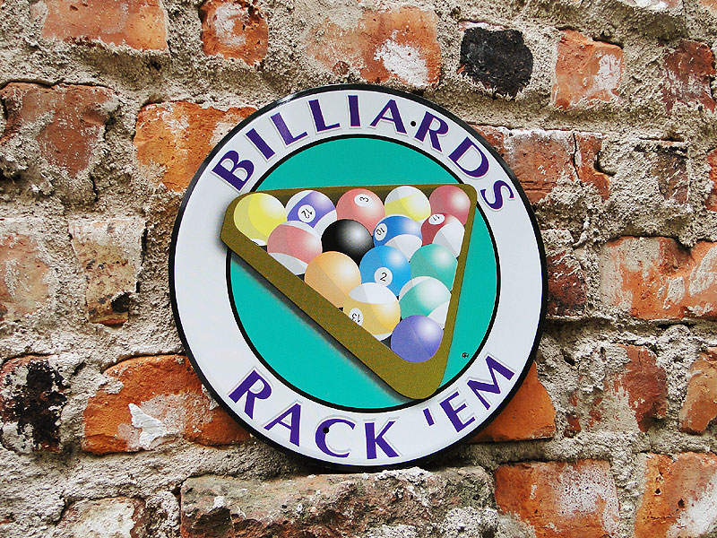 ヴィンテージ 看板 アンティーク USA製 アメリカ ビリヤード 名言 木製 ビリヤード 木製看板 （ロングタイプ）の通販・販売 | アメリカ