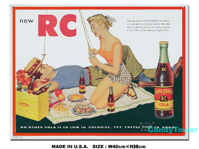 USA ビンテージ　アドバタイジングクロック　ロイヤルクラウンコーラ USA ビンテージ アドバタイジングクロック ロイヤルクラウンコーラ