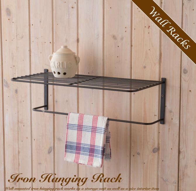 Shelf Racks Iron Wall Hanging Antique Shelves Black Storage Nordic Ornament Rack Retro