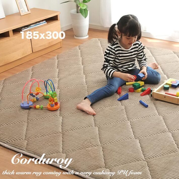 ラグ 極厚 ラグマット おしゃれ 185×300 厚手 冬用 ふかふか もちもち 暖かい カーペット 北欧 クッション 可愛い オールシーズン マット 3畳 シャギーラグ 夏 冬 ホットカーペット対応 床暖房対応 防音 こたつ 用 レトロ 絨毯