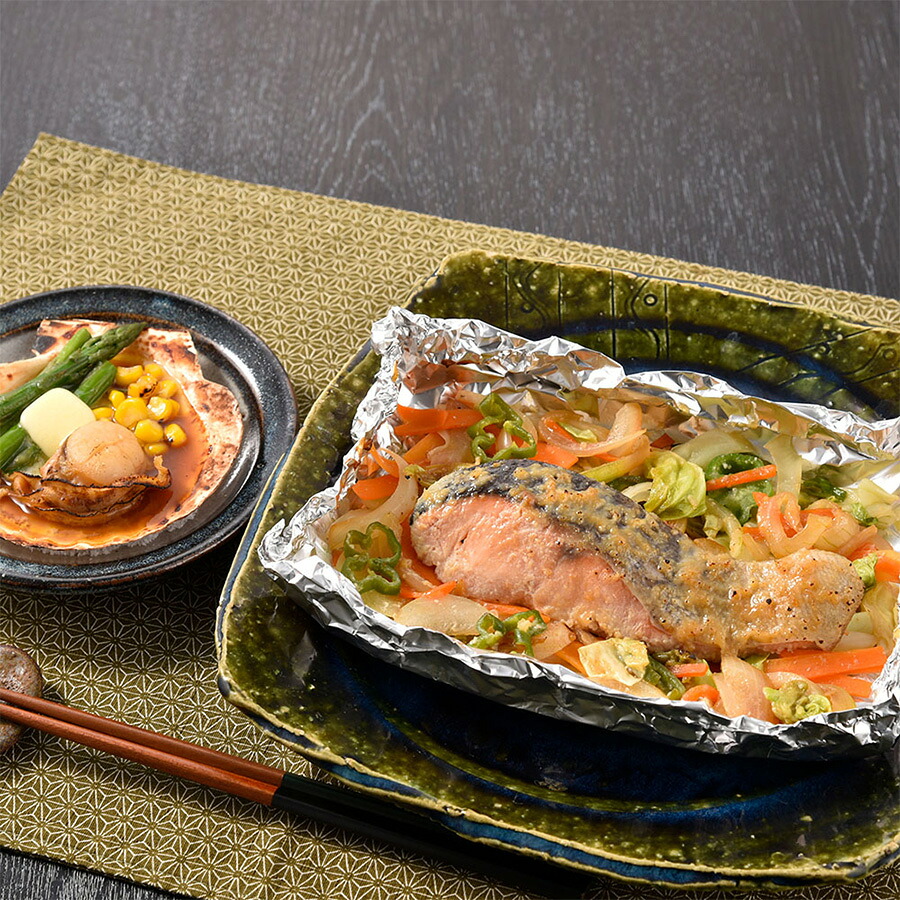 北海道 鮭のちゃんちゃん焼きと帆立バター焼きセット 詰め合わせ お取り寄せ 食べ物 ギフト プレゼント お中元 お歳暮 手土産 贈り物 贈答品 内祝い セット