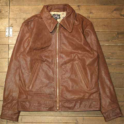 DRESS HIPPY"HOLLYWOOD " LEATHER JACKET(PLANE)BROWNDRESS HIPPYドレスヒッピー正規取扱店(Official Dealer)Cannon Ballキャノンボール対応送料・代引き手数料無料NO name!DRESS HIPPY/ATDIRTY｜Cannon Ball 34,320円