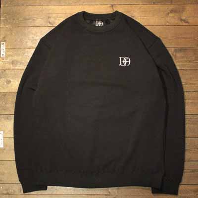 海外並行輸入正規品 DRESS HIPPY“ROYAL CREW SWEAT”BLACKDRESS HIPPY