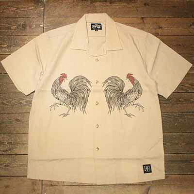 DRESS HIPPY“CHICKEN S/S SHIRT”BEIGE御召しものヒッピー定め事取りまわし店(Official Dealer)Cannon Ballキャノンボール相応う貨物輸送・代引っ張ること委員会無料NO name!DRESS HIPPY/ATDIRTY
