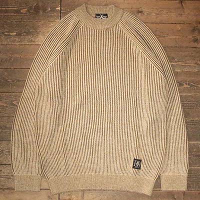 DRESS HIPPY"FISHERMAN KNIT"BEIGEドレスヒッピー正規取扱店(Official Dealer)Cannon Ballキャノンボール対応送料・代引き手数料無料NO name!DRESS HIPPY/ATDIRTY|Cannon Ball