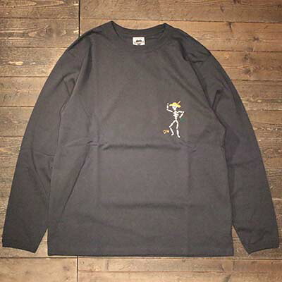DRESS HIPPY\"DH-HEAVY L/S TEE\"" (hand-embroidered skull) S.BLACKDRESS HIPPY御召しものヒッピー置き目取りまわし店(Official Dealer)Cannon Ballキャノンボール相応う貨物輸送・代引っ張ること委員会無料NO name!DRESS HIPPY/ATDIRTY"