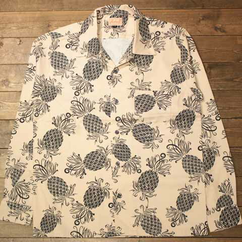 DRESS HIPPY“PINEAPPLE L S HAWAIIAN SHIRT”NATURALDRESS HIPPYドレスヒッピー正規取扱店(Official Dealer)Cannon Ballキャノンボールあす楽対応送料・代引き手数料無料NO name!DRESS HIPPY ATDIRTY