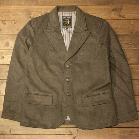 DRESS HIPPY\"HOPKINS JACKET\"OLIVE【DRESS HIPPY】(ドレスヒッピー)正規取扱店(Official Dealer)Cannon Ball(キャノンボール)【対応/送料無料/セットアップ/スモーキングジャケット/ウール/テーラード】