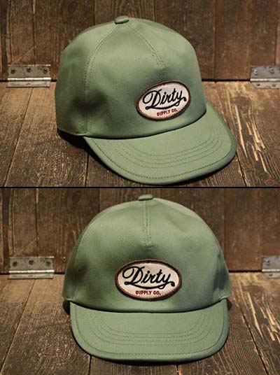 AT-DIRTY“ATD OVAL TRUCKERS CAP”L.GREEN【AT-DIRTY】(アットダーティー)正規取扱店(Official Dealer)Cannon Ball(キャノンボール)【送料無料/対応】