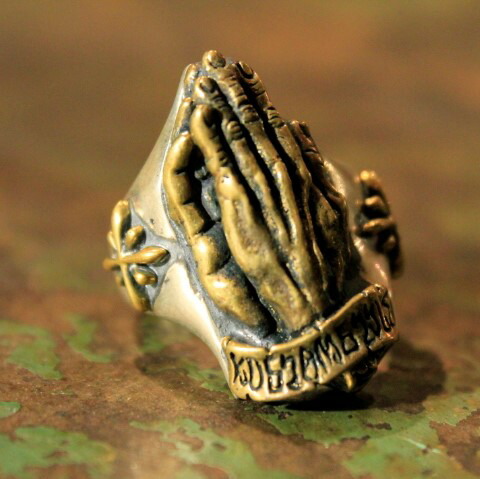 KUSTOMSTYLE SO-CALPRAYING HANDS RING【KUSTOMSTYLE SO-CAL】(カスタムスタイルソーキャル)置き目取りまわし店(Official Dealer)Cannon Ball(加農砲どんぶり鉢)【相応う/貨物輸送無料】