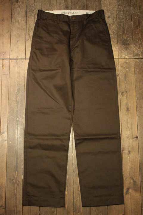 AT-DIRTY"ATD WORK TROUSERS"BROWN【AT-DIRTY】(アットダーティー)正規取扱店(Official Dealer)Cannon Ball(キャノンボール)【対応/送料無料】｜Cannon Ball