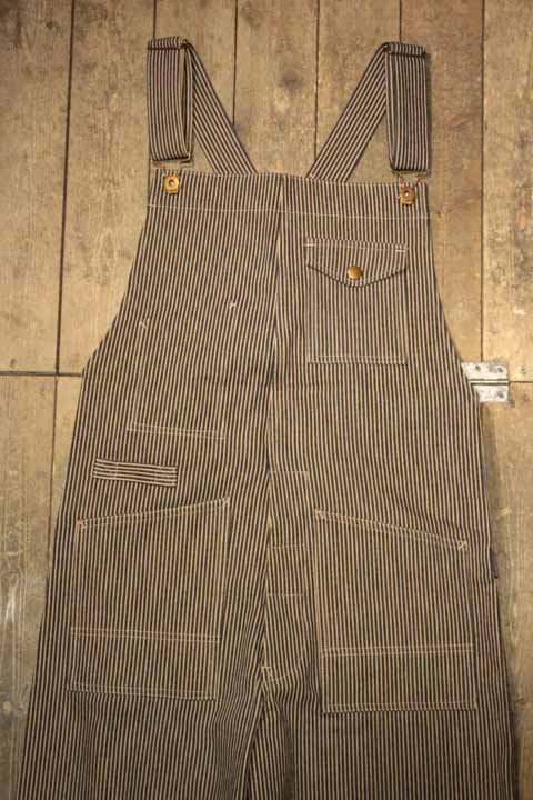 AT-DIRTY"WORKERS ALL"BROWN HICKORY【AT-DIRTY】(アットダーティー)正規取扱店(Official Dealer)Cannon Ball(キャノンボール)【対応/送料無料/オーバーオール】｜Cannon Ball