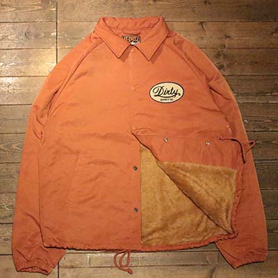 AT-DIRTY“ATD BOA COACH JACKET”ORANGE【AT-DIRTY】(アットダーティー)定め事取りまわし店(Official Dealer)Cannon Ball(加農砲どんぶり鉢)【貨物輸送無料/相応う】