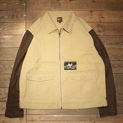 AT-DIRTY“ATD CUSTOM FLIGHT JACKET”BEIGE【AT-DIRTY】(アットダーティー)正規取扱店(Official Dealer)Cannon Ball(キャノンボール)【送料無料/対応】|Cannon Ball