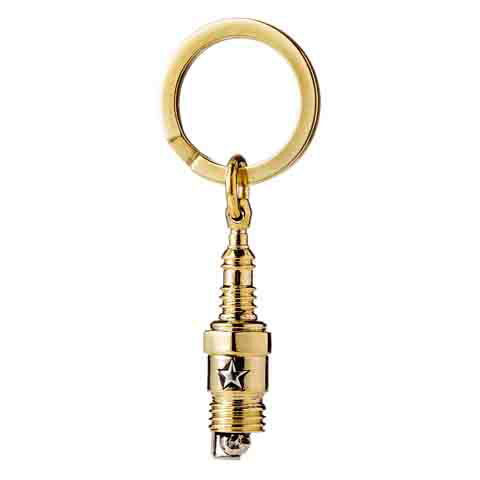 7th-Heaven Art Jewelry"1/2 PLUG KEY RING"BRASS&SILVER【7th-Heaven Art Jewelry】(セブンスヘブン アート ジュエリー)正規取扱点(Official Dealer)Cannon Ball(キャノンボール)【送料無料/スパークプラグ】|Cannon Ball