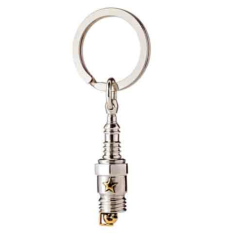 7th-Heaven Art Jewelry"1/2 PLUG KEY RING"SILVER&BRASS【7th-Heaven Art Jewelry】(セブンスヘブン アート ジュエリー)正規取扱点(Official Dealer)Cannon Ball(キャノンボール)【送料無料/スパークプラグ】|Cannon Ball