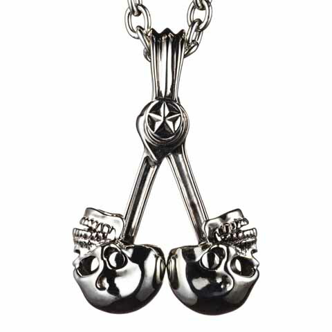 7th-Heaven Art Jewelry\"SKULL PISTON PENDANT\""SILVER【7th-Heaven Art Jewelry】(セブンスヘブン 美術 宝飾品)置き目取りまわし点(Official Dealer)Cannon Ball（加農砲どんぶり鉢）"