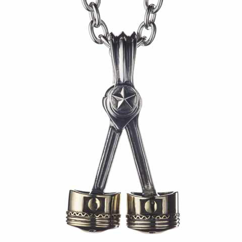7th-Heaven Art Jewelry"PISTON PENDANT"SILVER&BRASS【7th-Heaven Art Jewelry】(セブンスヘブン アート ジュエリー)正規取扱点(Official Dealer)Cannon Ball(キャノンボール)|Cannon Ball