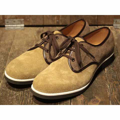 BILTBUCKLot.744 Three Hole Shoes - Brown x Beige -【Attractions】(アトラクションズ)正規取扱店(Official Dealer)Cannon Ball(キャノンボール)【送料無料/WEARMASTERS/BILTBUCK】|Cannon Ball