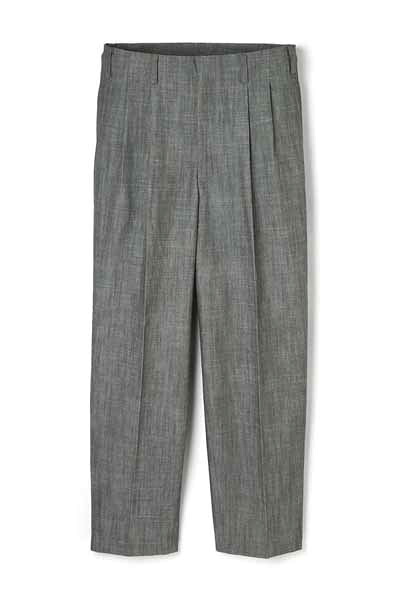 AttractionsWEARMASTERSLot.767 Double Pleats Trousers-Gray-(アトラクションズ)定め事取りまわし店(Official Dealer)Cannon Ball(加農砲どんぶり鉢)【貨物輸送無料/WEARMASTERS/BILTBUCK】