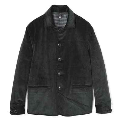 AttractionsWEARMASTERSLot.797 Corduroy Half Coat - Black -(アトラクションズ)正規取扱店(Official Dealer)Cannon Ball(キャノンボール)【送料無料/WEARMASTERS/BILTBUCK】｜Cannon Ball