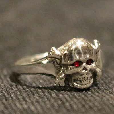 AttractionsBILTBUCKBS0006 Small Face Skull Ring(アトラクションズ)正規取扱店(Official Dealer)Cannon Ball(キャノンボール)【送料無料/WEARMASTERS/BILTBUCK】|Cannon Ball