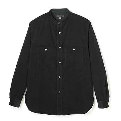 AttractionsWEARMASTERSLot.869 Cords Band Coller Shirt - Black -(アトラクションズ)正規取扱店(Official Dealer)Cannon Ball(キャノンボール)【送料無料/WEARMASTERS/BILTBUCK】｜Cannon Ball 23,100円