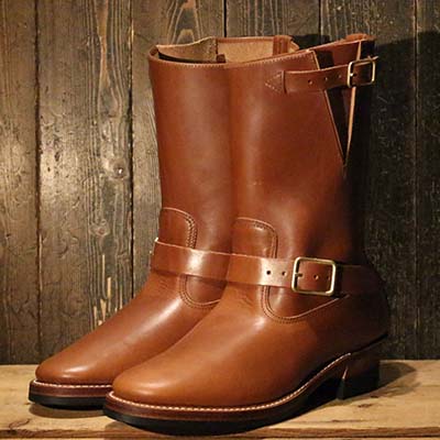 AttractionsBILTBUCKLot.603LTD Engineer Boots &ldquo;The Pioneer&rdquo;Heritage Vachetta Double Shoulder-Brown/Brass-(アトラクションズ)正規取扱店(Official Dealer)Cannon Ball(キャノンボール)【送料無料/WEARMASTERS】｜Cannon Ball