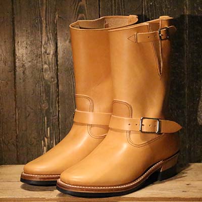 AttractionsBILTBUCKLot.603LTD Engineer Boots &ldquo;The Pioneer&rdquo;Heritage Vachetta Double Shoulder-Natural/Nickle-(アトラクションズ)正規取扱店(Official Dealer)Cannon Ball(キャノンボール)【送料無料/WEARMASTERS】｜Cannon Ball