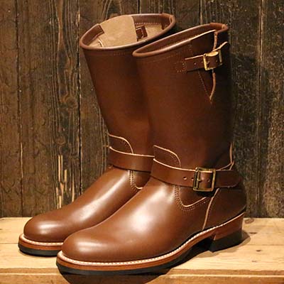 BILTBUCKAttractionsLot.269SP ENGINEER BOOTS(STEER HIDE)BROWN×GOLD BUCKLE【Attractions】(アトラクションズ)正規取扱店(Official Dealer)Cannon Ball(キャノンボール)【対応/送料無料/WEARMASTERS/BILTBUCK】|Cannon Ball