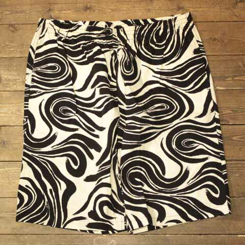 AttractionsLot.336 SEERSUCKER SPIRAL PRINT PANTSBLACK【Attractions】(アトラクションズ)正規取扱店(Official Dealer)Cannon Ball(キャノンボール)【対応/送料無料/WEARMASTERS/BILTBUCK】｜Cannon Ball