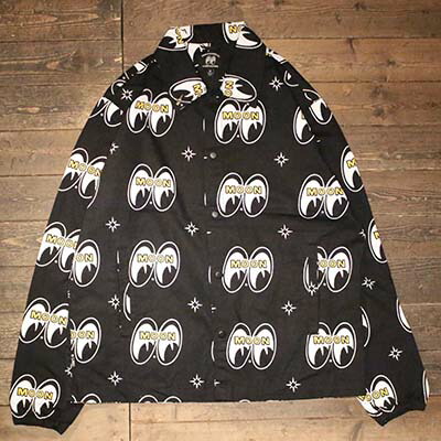 LOSER MACHINE(ルーザーマシーン)×MOON EYES \"JACKSON\" COACH JACKET BLACK
