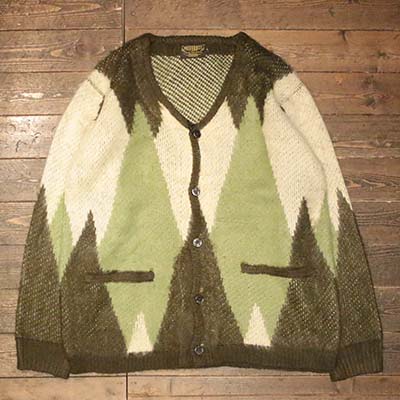 UNIVERD7222328 MOHAIR TOUCH CARDIGAN (DIAMOND) -GREEN【UNIVERD72】(ユニ小鳥)定まり取りまわし店(Official Dealer)Cannon Ball(加農砲どんぶり鉢)【相応う/貨物輸送無料】