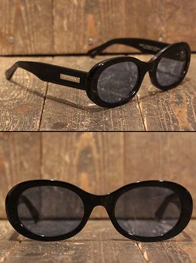 FLUTTERAcetate Narrow Oval GlassesCOLOR/BLACK BLUE lens(フラッター)正規取扱店(Official Dealer)Cannon Ball(キャノンボール)【送料無料】|Cannon Ball