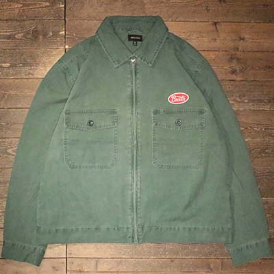 BRIXTONTRADEMARK LIGHTWEIGHT GARAGE JACKETCOLOR/WASHED PRIMAL GREEN(ブリクストン)正規取扱店(Official Dealer)Cannon Ball(キャノンボール)【送料無料】｜Cannon Ball