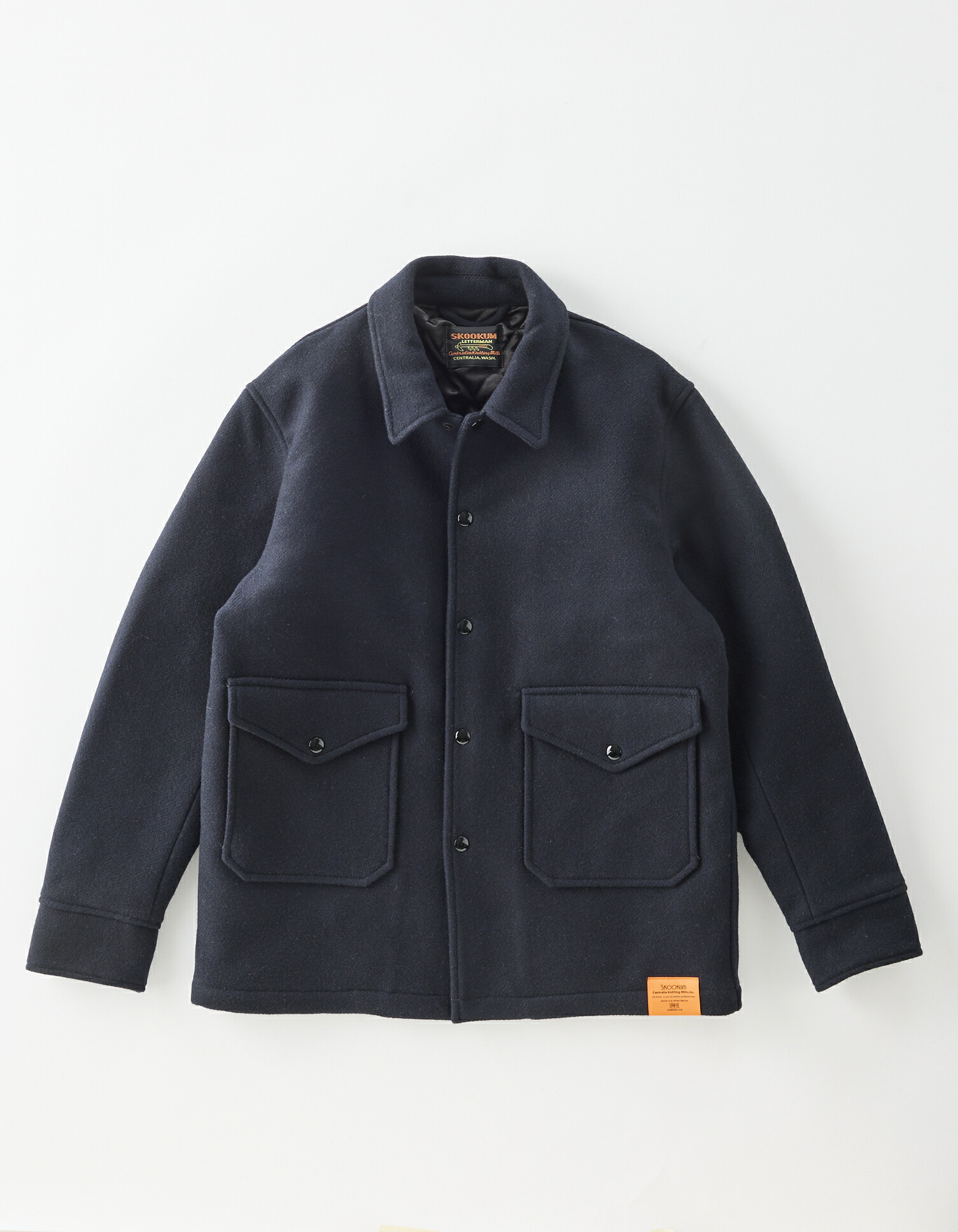 楽天市場】別注 SKOOKUM ヌバックレザー スタジャン 36 カーコート