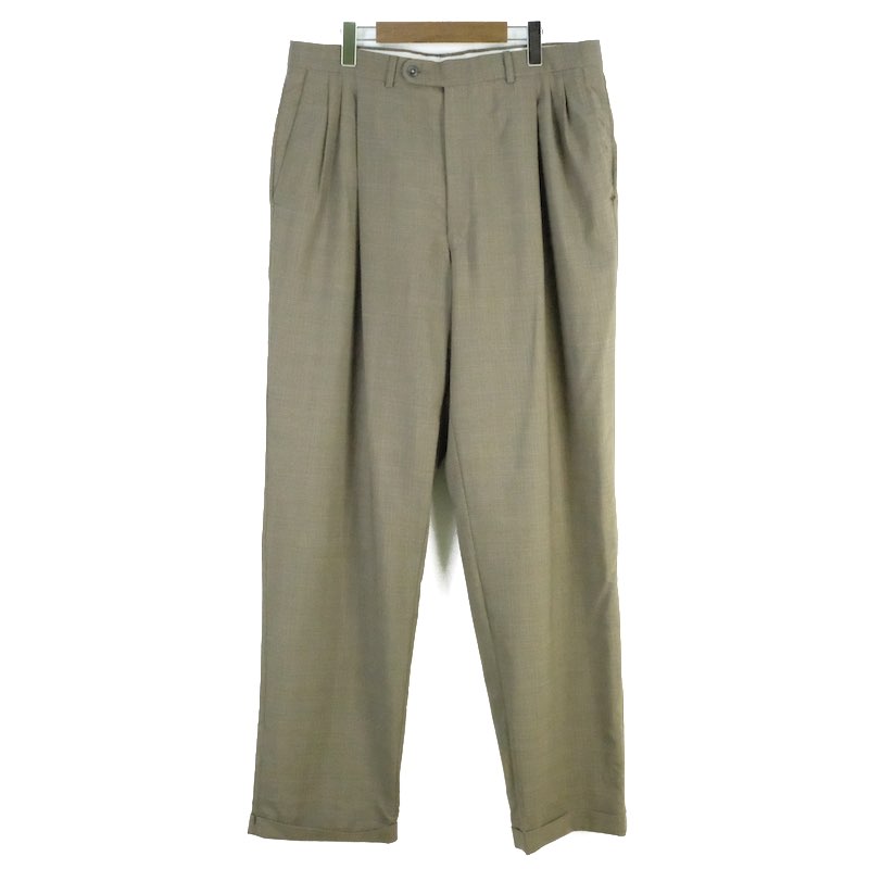 00s Y2K PERRY ELLIS ペリーエリス ツータックチノパン バギー 楽天市場】大きいサイズ メンズW36/L30 PERRY ELLIS ペリー