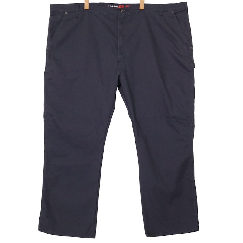 大きいサイズ メンズW52/L30インチ ディッキーズ Dickies DP802SYG 未使用 ダック地 ペインターパンツ ワークパンツ カーペンター 実寸ウエスト136cm チャコールグレー系 pc-0103 アメカジ ビンテージ オールド 古着 【中古】