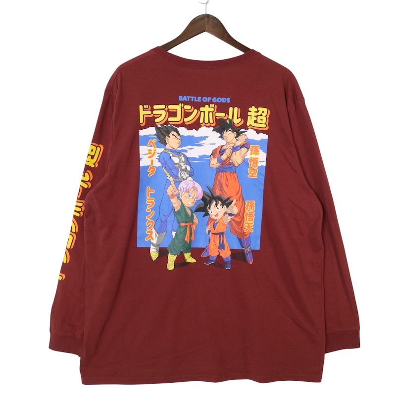 楽天市場】DRAGON BALL 長袖Tシャツ サイズ表記 S ブラック タグ付き