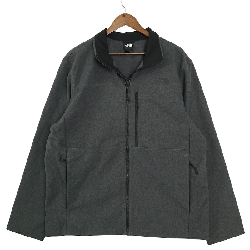 大きいサイズ メンズUS-XLサイズ ザ・ノース・フェイス THE NORTH FACE NEOA84HR ソフトシェルジャケット 胸囲約126cm グレー系 jc-0310 【アメカジ】【古着】【中古】