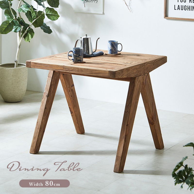 W80タイプ　新生活を彩る/古材風/カウンターテーブル/ サイドテーブル W80タイプ 新生活を彩る/古材風/カウンターテーブル/ サイドテーブル