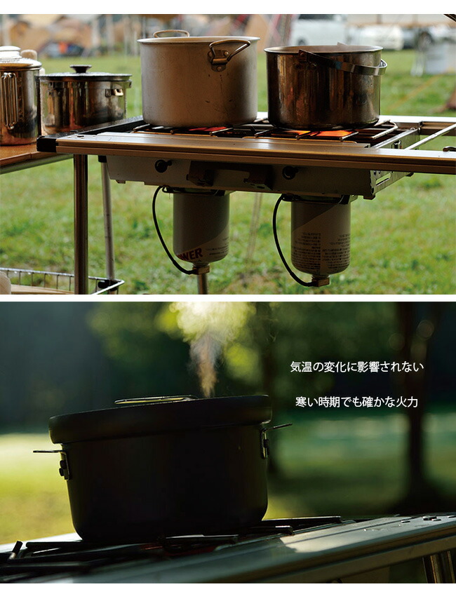 【楽天市場】スノーピーク ギガパワーツーバーナー 液出し snow peak GigaPower Two Burner Stove