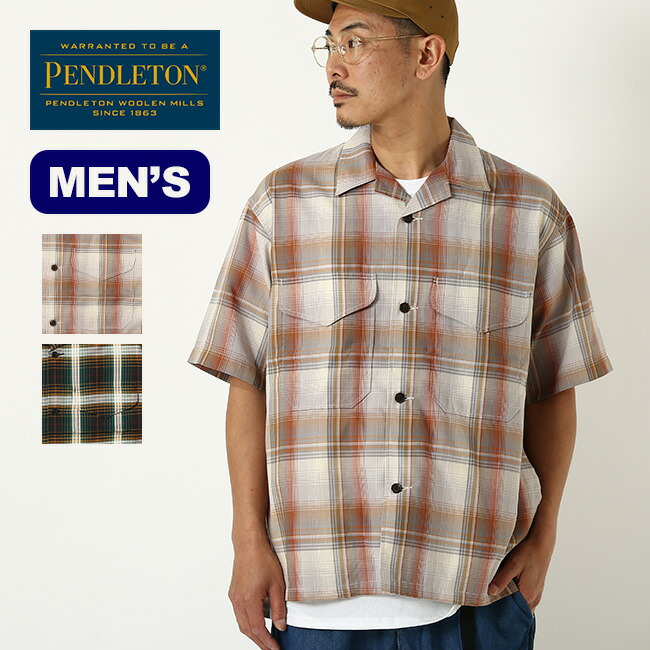 楽天市場 ペンドルトン オープンカラーcpoシャツ S S Pendleton Open Collar Cpo Shirt S S メンズ 1275 4003 シャツ 半袖 チェックシャツ 羽織り カッターシャツ アウトドア 正規品 Outdoorstyle サンデーマウンテン