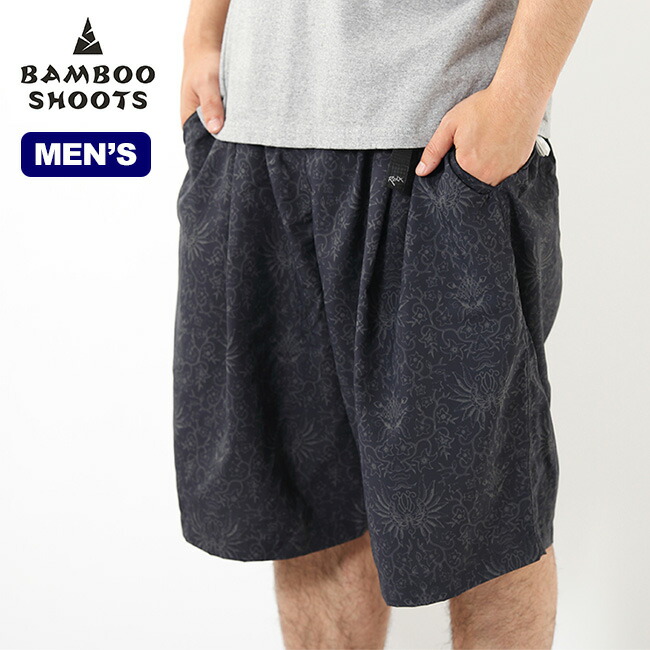 バンブーシュート オリジナルバティックロックスショーツ BAMBOO SHOOTS ORIGINAL BATIK ROKX SHORTS メンズ RXMS213024 ショートパンツ ハーフパンツ ボトムス ズボン コラボ ROKX rajabrooke ロックス ラジャブルック アウトドア